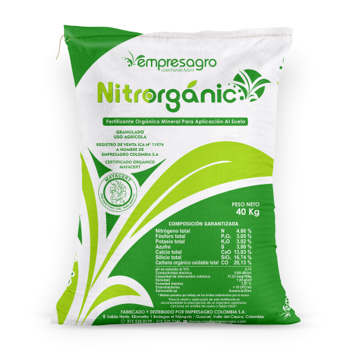 Fertilizante Nitrogeno Organico - Nitrorganic